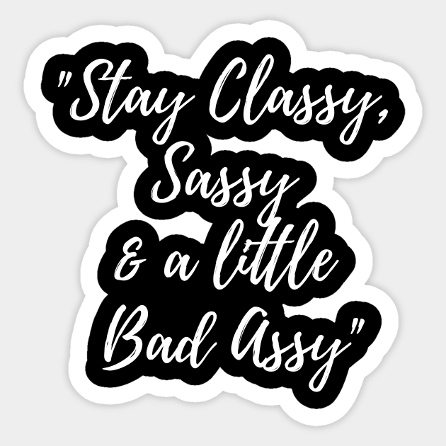 BadAss Sticker by TheBossBabe